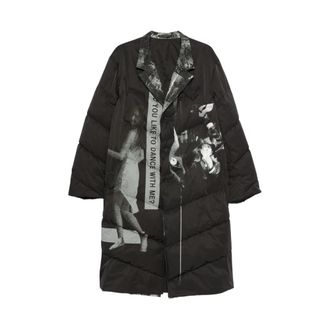 Yohji Yamamoto Coat - Heren - Mantel - Grijs - L - Jassen