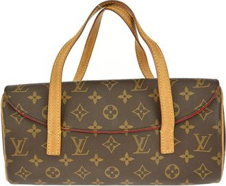 Louis Vuitton Sonatine Handbag Monogram Canvas Brown Canvas Handbag (Pre-Owned)
