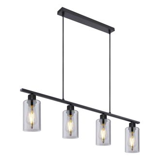 Globo Lighting L&aacute;mpara Colgante - Hadera - Negro - Metal - Gran L&aacute;mpara - Globo