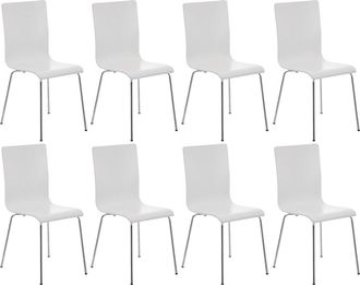 Clp Clp - Juego De 8 Sillas De Espera Pepe Blanco