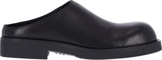 Maison Margiela Black Leather Biker Mules