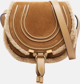 Chloé Marcie Small suede crossbody bag