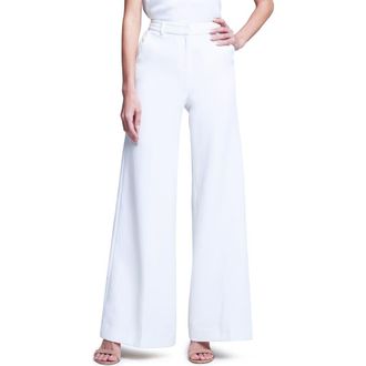 L'agence Gavin Wide Leg Pants in Ivory at Nordstrom Rack, Size 8