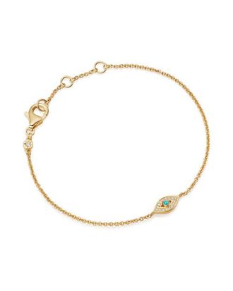 Astley Clarke Gold Biography Evil Eye Chain Bracelet at Nordstrom