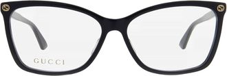 Gucci Demo Cat Eye Ladies Eyeglasses GG0025O 001 56