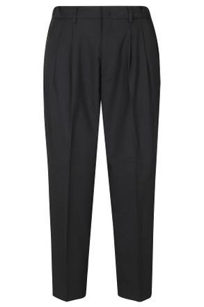 Be Able Black Sato Wool Gabardine Trousers