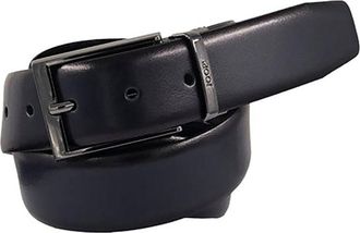 Joop Wendeg&uuml;rtel JOOP, Herren, Gr. 11,5, schwarz, dunkelblau, Rindsleder, G&uuml;rtel Wendeg&uuml;rtel, aus seidenglattem Rindsleder, zum wenden, zweifarbig, 3,5 cm 