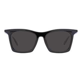 Balenciaga BB0099SA001 Square Full Rim Sunglasses - Black