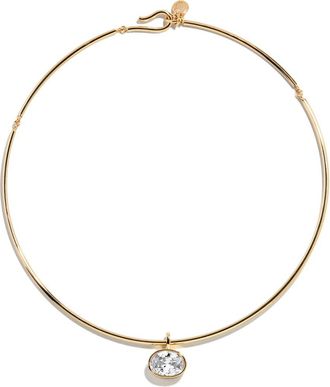 BaubleBar Lexi Crystal Collar Necklace in Clear at Nordstrom