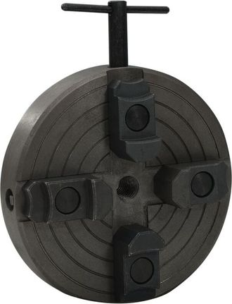 vidaXL Vidaxl - Mandril Madera 4 Mordazas Con Conexi&oacute;n M18 Acero Negro 150x63mm