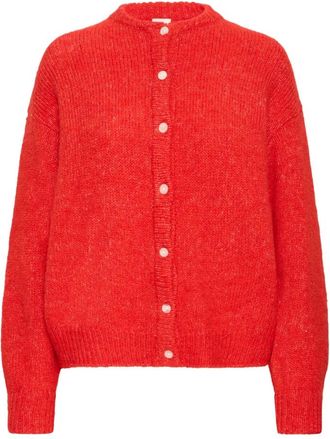 Ichi Cardigan - - Knitwear - Donna - Rosso - XS