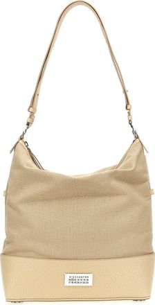 Maison Margiela 5ac Hobo Medium Borse A Tracolla Beige-Donna