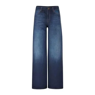 Guess Jeans, Dames, Blauw, W30, Katoen, Wide Leg Jeans