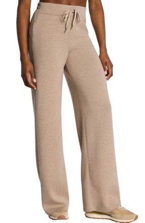 Spanx AirEssentials Wide Leg Pants in Dune Heather at Nordstrom, Size X-Large