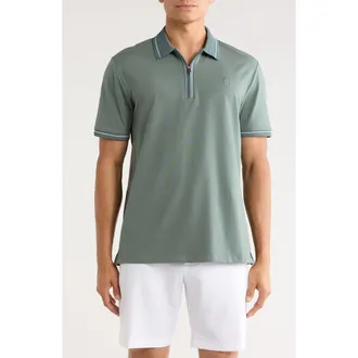 DKNY Duke Zip Polo in Balsam Green at Nordstrom Rack, Size X-Large