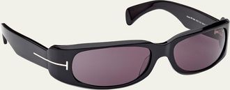 Tom Ford Mens Corey Square Acetate Sunglasses