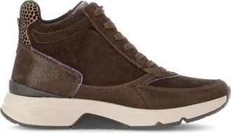 Gabor Rolling Lace-Zip Boot - Dames - Sneakers - Bruin - 38 1/2 EU - Leer - Schoenen