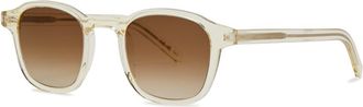 Saint Laurent Round-frame Sunglasses, Sunglasses, Graduated Lenses - Brown