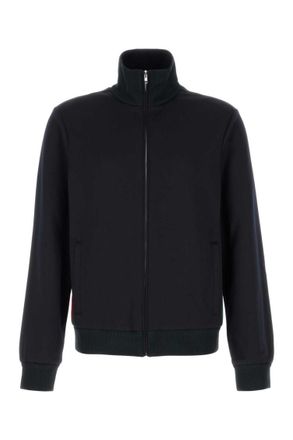 Gucci Dark Blue Solid Jacket