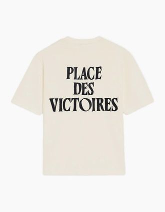 Ami Mens Ami Paris Logo Print T Shirt - White - Size: 42