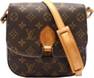Louis Vuitton Pre-owned Cross Body Bags, female, Brown, Size: ONE SIZE Pre-owned Saint Cloud Shoulder Bag