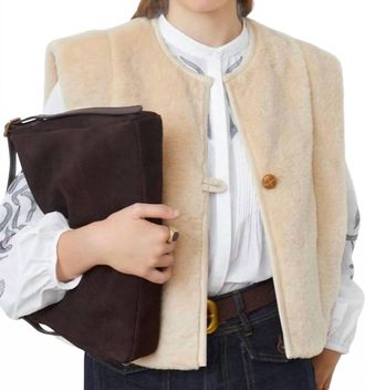 Suncoo Diego Vest In Beige