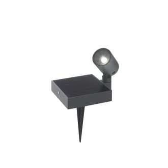 Zafferano Foco solar zafferano de suelo 1,3w ip65 gris oscuro