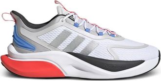 adidas Sneakers Alphabounce Plus Cloud White/Silver Metallic/Blue Fusion - Bianco