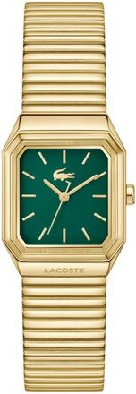Lacoste Rene Bracelet Watch, 23mm x 30.8mm in Gold/green at Nordstrom