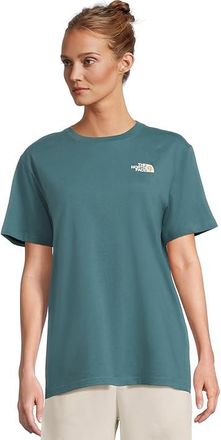 The North Face Evolution Floral Cloud Short Sleeve T-Shirts - Graphic Womens Clothing Space : 2XL, Cotton