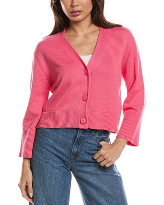 Fort&eacute; Cashmere Wide Sleeve Cardigan