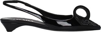 Prada Lakschoenen van lakleer - Dames - Pumps - Zwart - 39 EU - Leer - Schoenen