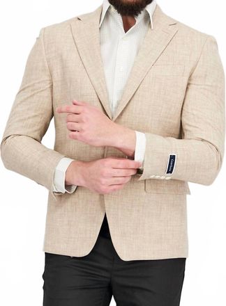 Club Room Mens Classic Fit Sport Coat - Short In Tan