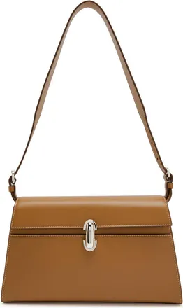 Savette Symmetry Leather Shoulder bag - Orange - One Size