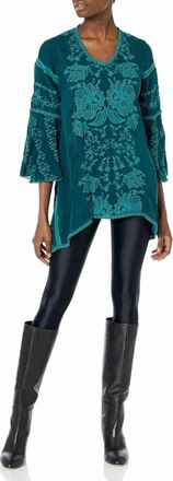 Johnny Was Temperty Loralai Tunic In Lakeside
