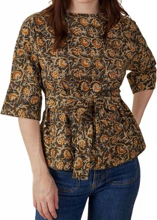 Mata Traders Ruth Top In Block Print