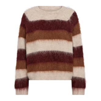Mos Mosh MMSuvi Stripe Knit - Knitwear - Mujer - Multicolor - XS