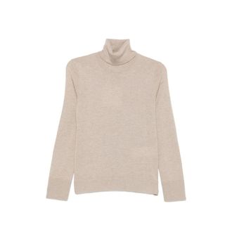 Max Mara Elbow-patch Roll-neck Knit