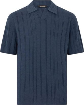 Roberto Cavalli Hombre, Jerseys, Azul, Talla: L