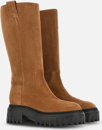 Hogan H25 Boots - Caramel