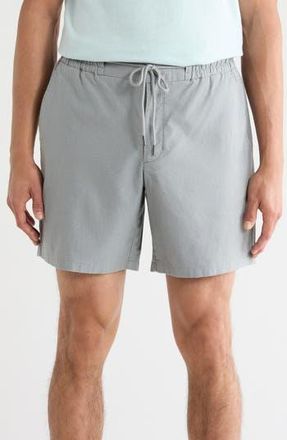 Nordstrom 7-Inch Linen Blend Shorts in Grey Monument at Nordstrom Rack, Size Xx-Large