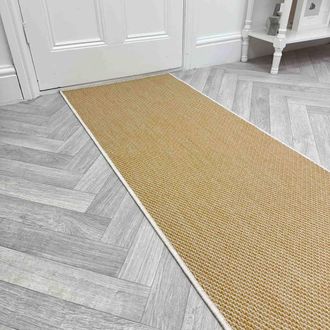 Runrug Carpet Runner Rug - Indoor/Outdoor, Reversible, 2mm - Coastal in Beige | Size: 70 cm x 300 cm