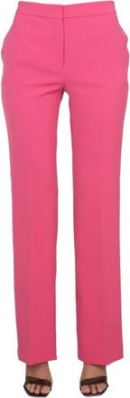 Moschino Fuchsia Straight Flat Front Pants