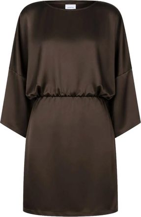 Dante6 Dames, Jurken, Bruin, Maat: XS Satijn