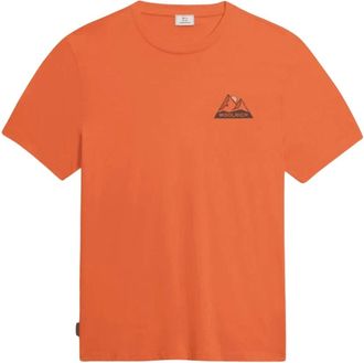 Woolrich Hombre, Camisetas, Naranja, Talla: XL