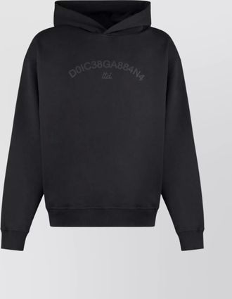 Dolce & Gabbana cotton ribbed hoodie