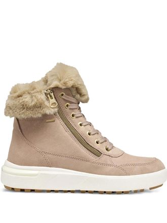 Geox Dayla Abx fur-trimmed boots - Pink