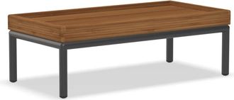 Houe LEVEL-LEVEL 2 Beistelltisch, 81 x 40 cm, Bambus / dunkelgrau