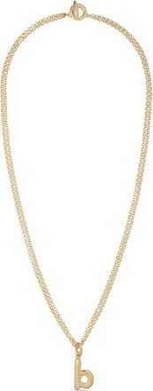 Roxanne Assoulin The Puffy Initial necklace - women - Gold Plated Brass - One Size