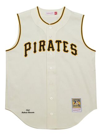 Mitchell & Ness Roberto Clemente Pittsburgh Pirates 1960 Authentic vest - men - Wool/Polyester/Viscose - L - Neutrals